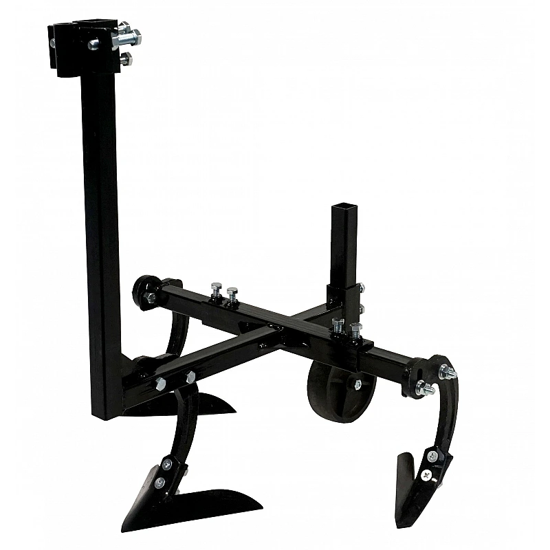 ProGARDEN PRO-PRS20-45 prasitoare cu roata limitatoare adancime pentru motocultor, 20cm distanta intre randuri, tija 45cm