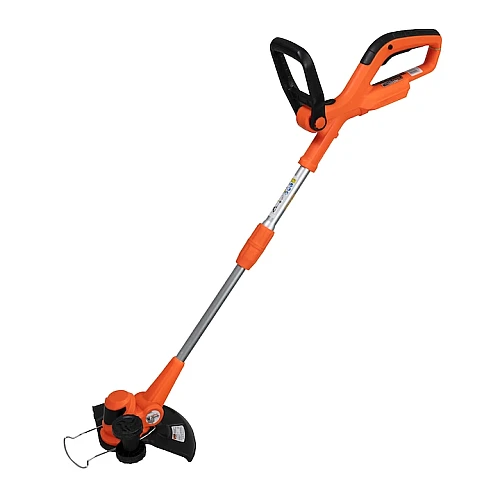 Trimmer electric pe acumulator pentru tuns gazon/iarba Ruris DAC 2024e, 20 V 4.0 Ah, putere 80 W, 1.2 mm diametru fir, 250 mm diametru taiere, fara acumulator si incarcator in setul de livrare