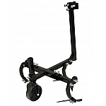 ProGARDEN PRO-PRS20-45 prasitoare cu roata limitatoare adancime pentru motocultor, 20cm distanta intre randuri, tija 45cm