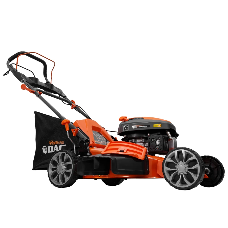 Masina de tuns gazon pe benzina DAC 120XR, autopropulsata, motor Ducar 4 CP, latime taiere 46 cm, colectare si mulching