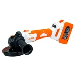Polizor unghiular pe acumulator RURIS RMX 4125 POWER ALFA UP, contine acumulator 2400e, x-charge