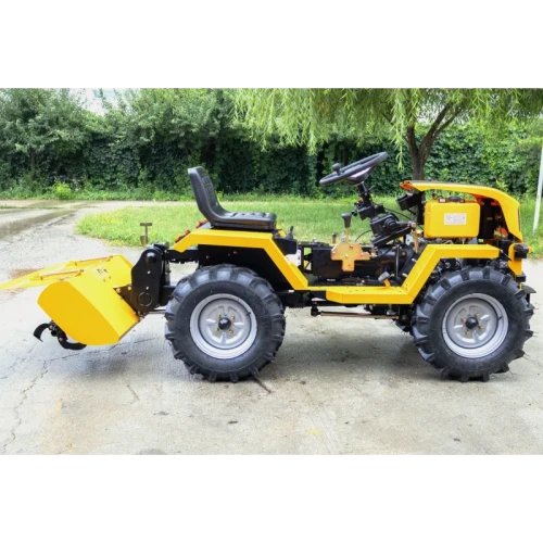 ProGARDEN Campo T18 Minitractor V27 4x4, 18CP, benzina, hidraulica fata-spate, roti 6.00-12, Model 2026 + Freza tractata V27 minitractoare Campo T, 15/20cm