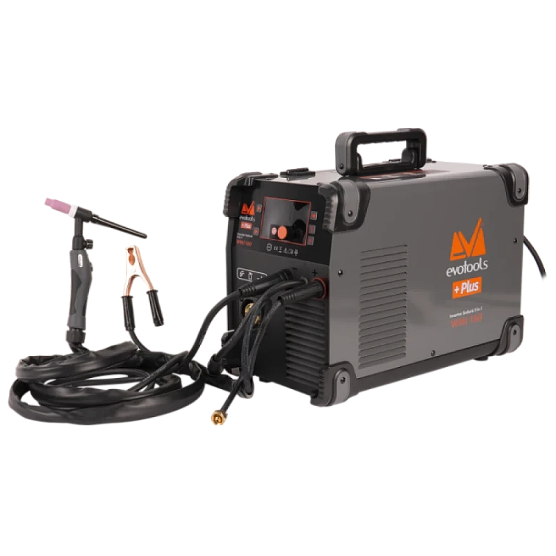 Invertor Sudura 3 in 1 cu Afisaj LED WMI160 EvoTools + Plus, Sudura MMA, MIG/MAG (Gas/No Gas), Tig Lift