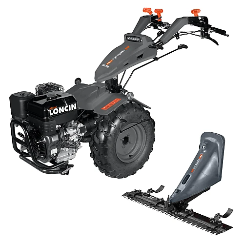 Motocultivator Evotools PLUS MT760A, motor benzina Loncin, 4 timpi, 420 CC, 15 CP, 11.1 kW, 5 trepte viteza, pornire la cheie, diferential blocabil, cositoare de 120 cm