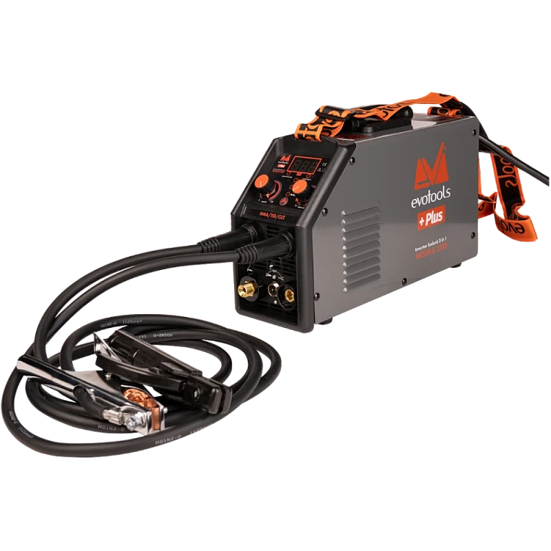 Invertor Sudura 3 in 1 cu Afisaj LED, WSMA200 EvoTools + Plus, Sudura MMA, Sudura TIG, Taiere cu plasma CUT