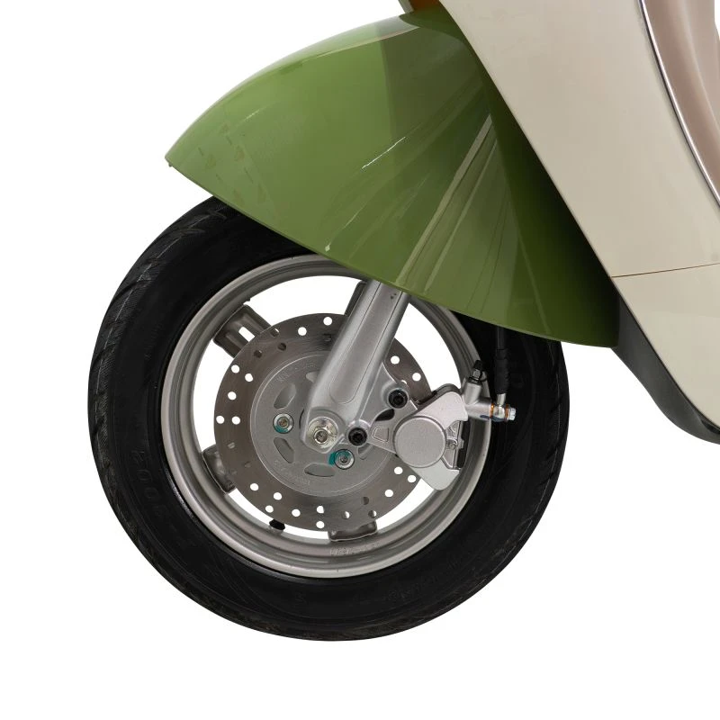 Scuter Electric RURIS Pilot SX790 Verde Bamboo, motor 800 W, baterie 48V20Ah, autonomie pana la 70 km, viteza maxima de 25 km/h, conform reglementarilor UE, fara permis