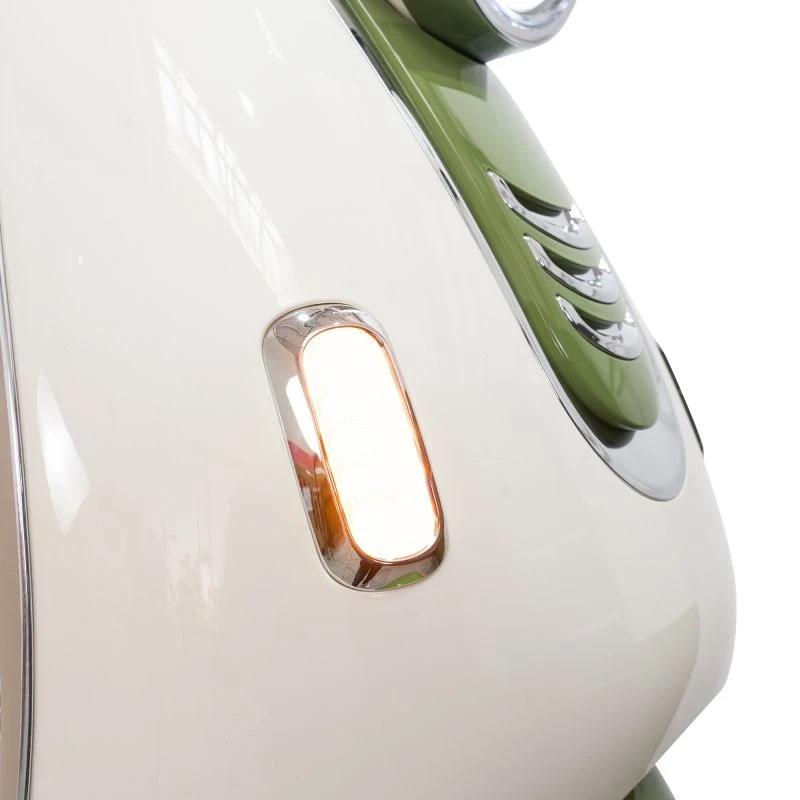 Scuter Electric RURIS Pilot SX790 Verde Bamboo, motor 800 W, baterie 48V20Ah, autonomie pana la 70 km, viteza maxima de 25 km/h, conform reglementarilor UE, fara permis