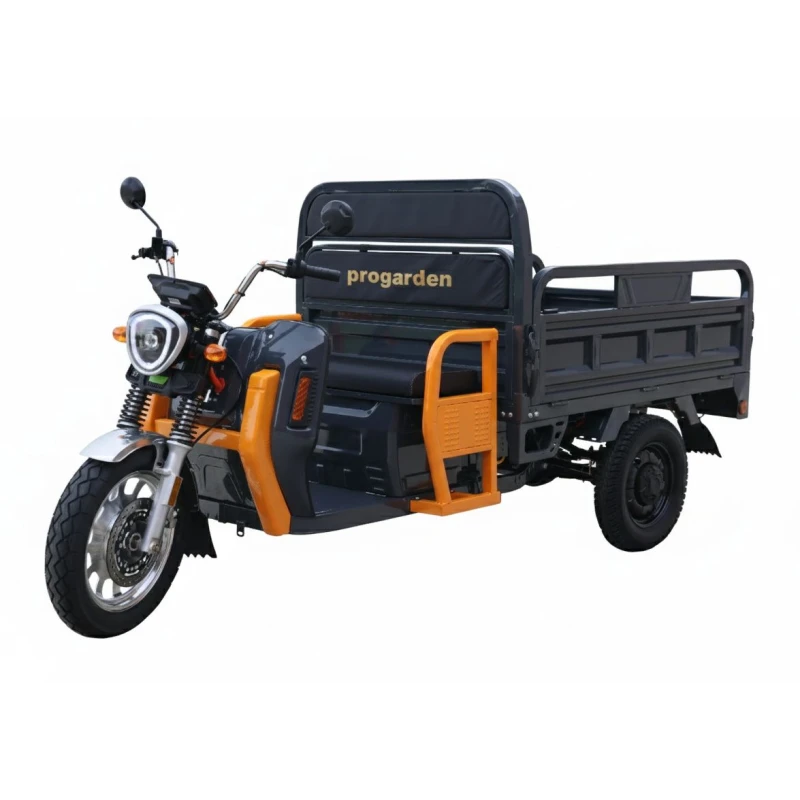 Triciclu Electric Cargo Progarden TRIVO 3000, 72V, 58Ah, incarcator inclus, putere 3000W, viteza maxima de 25 km/h, conform reglementarilor UE, fara permis, autonomie 80km