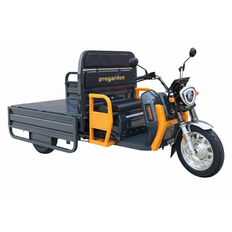 Triciclu Electric Cargo Progarden TRIVO 3000, 72V, 58Ah, incarcator inclus, putere 3000W, viteza maxima de 25 km/h, conform reglementarilor UE, fara permis, autonomie 80km