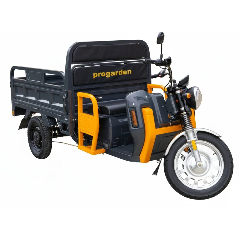 Triciclu Electric Cargo Progarden TRIVO 3000, 72V, 58Ah, incarcator inclus, putere 3000W, viteza maxima de 25 km/h, conform reglementarilor UE, fara permis, autonomie 80km