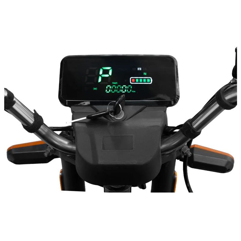 Triciclu electric, Samus Cargo Ranger-25-1.1-72V32 Red Dark Silver, putere maxima 3600W, acumulator 72V 32Ah, autonomie 60 km, viteza maxima de 25 km/h, conform reglementarilor UE, fara permis