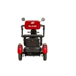 Triciclu electric persoane BLADE VIVA 14, 500W, 60V 20Ah, autonomie 50 km, viteza maxima de 25 km/h, conform reglementarilor UE, fara permis, Rosu-Negru