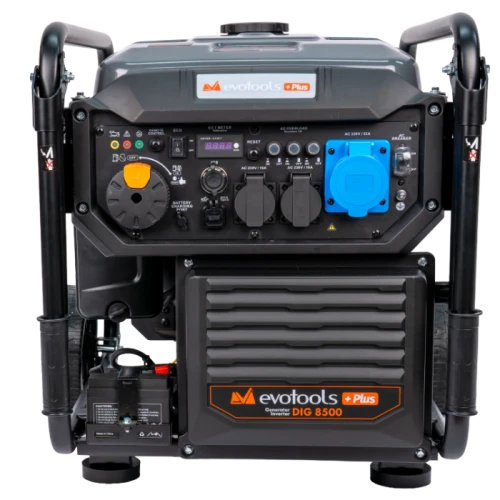 Generator Invertor DIG8500 EvoTools +Plus, 8500 W, 230 V, Pornire Electrica, Telecomanda, USB Type-A si Type-C