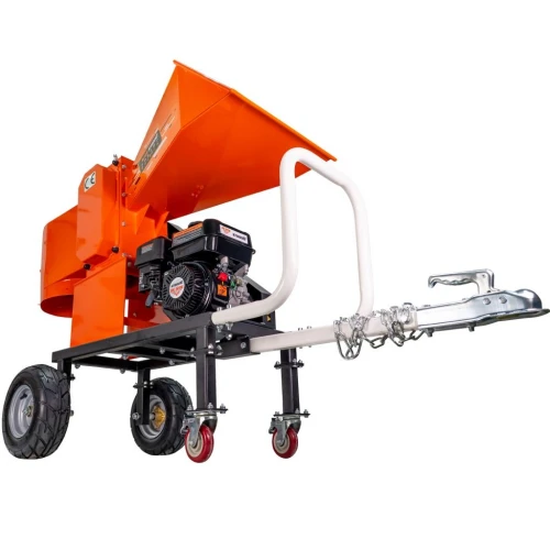 Tocator de crengi RURIS STB800 cu motor 9 CP, 212 cmc, 6 cutite, diametru taiere 80 mm, capacitate 4 mc pe ora