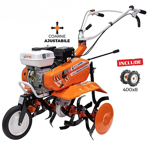 Motosapa DAC 7000 K Start Plus, freze, roti cauciuc 4.00-8, 7CP