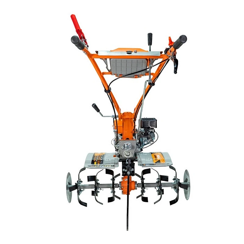 Motocultor Ruris Expert 710 K, model pe benzina, 6.3 kW, 8.5 CP, 3 viteze + rarita + roti de transport