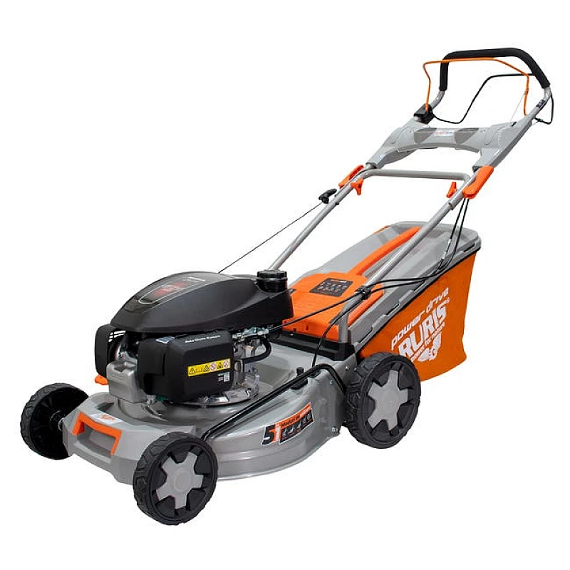 Masina de tuns iarba Ruris RX404, pe benzina, Motor Honda, 4 CP, 2.94 kW, 65 L, latime 46 cm, autopropulsata, mulching
