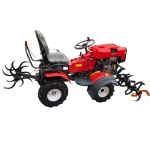 Motocultor 4x4 Rotakt Zeppelin 15 CP, Diesel, motor 532 cmc, pornire electrica/manuala, ridicare electrica accesorii, plug, rarita, freze, roti de cauciuc