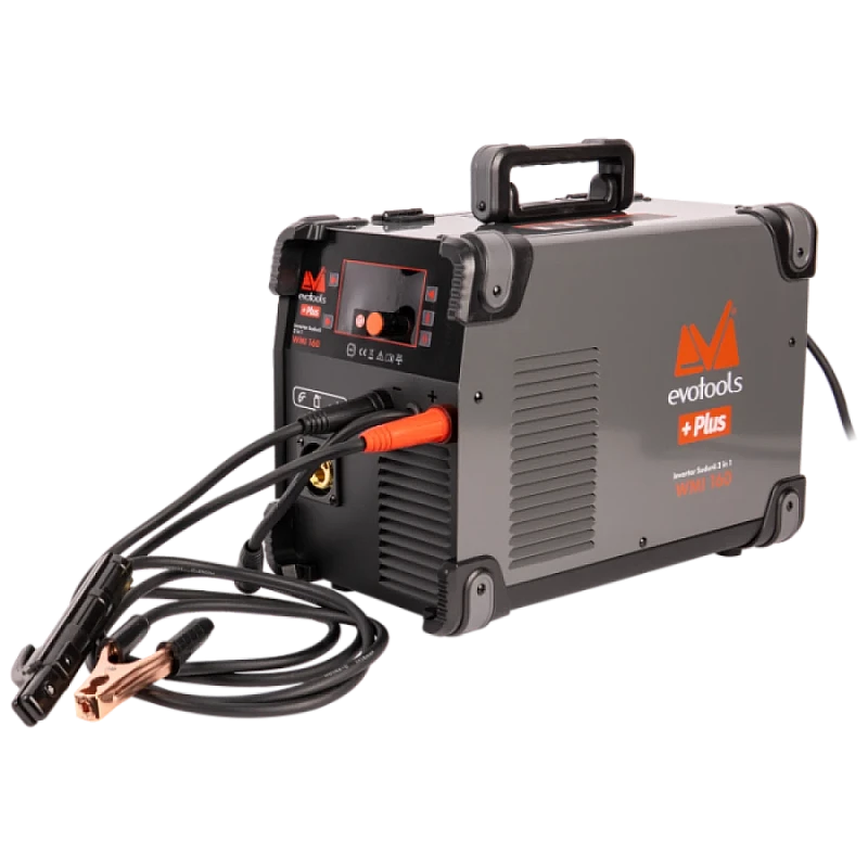 Invertor Sudura 3 in 1 cu Afisaj LED WMI160 EvoTools + Plus, Sudura MMA, MIG/MAG (Gas/No Gas), Tig Lift