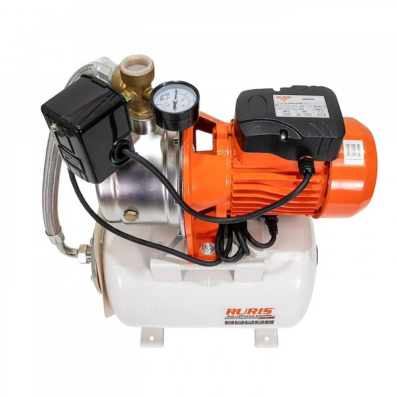 Hidrofor RURIS aquapower 6009S, 880 W, 24 l , debit 46 l/min, 45 m inaltime refulare, 9 m adancime absorbtie