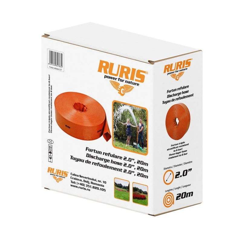 Furtun refulare Ruris 2.0" 20m