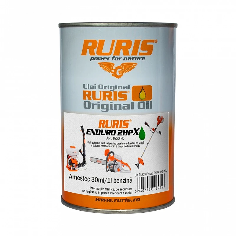 Ulei Premium RURIS, 2 timpi, verde, 500 ml