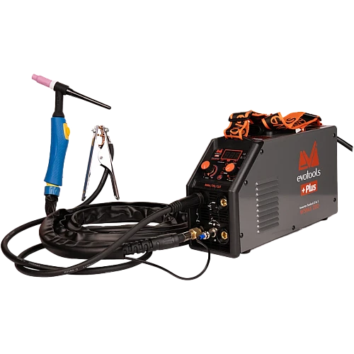 Invertor Sudura 3 in 1 cu Afisaj LED, WSMA200 EvoTools + Plus, Sudura MMA, Sudura TIG, Taiere cu plasma CUT