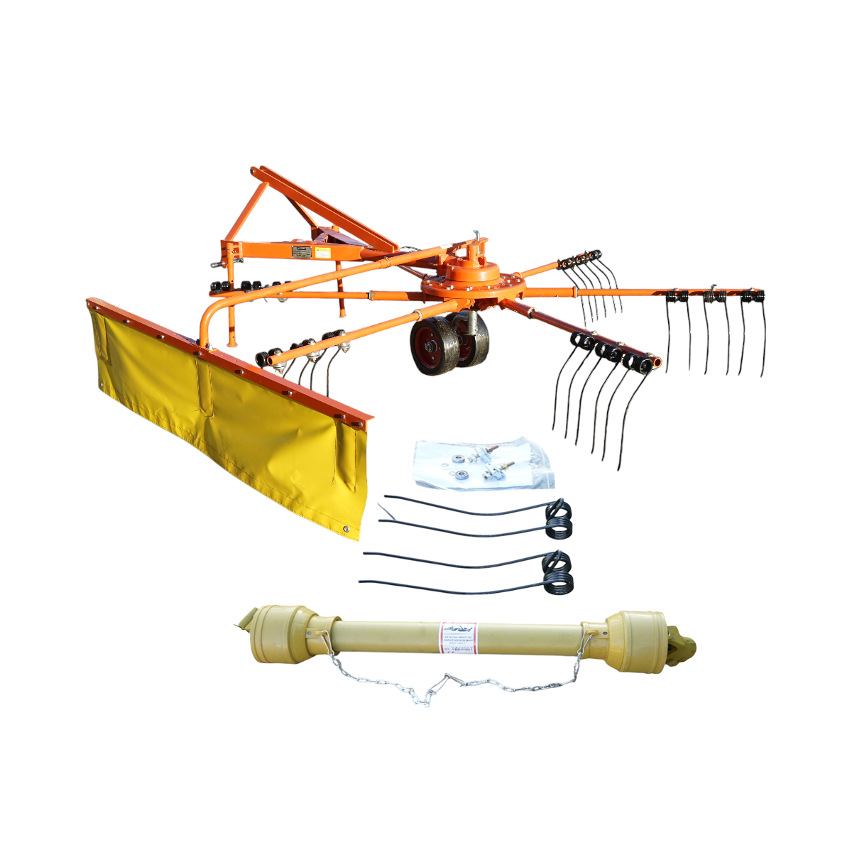 cositoare tractor Grebla rotativa tip paianjen cu 6 brate, latime de lucru 2.80m, putere necesara 20-80CP 256kg Breckner Germany