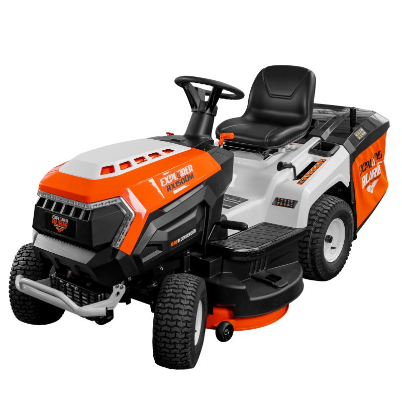 cositoare tractor Tractor de tuns gazon RURIS RX Explorer 1500m, putere 15 CP, latime de Lucru 98 cm, pornire electronica, motor loncin