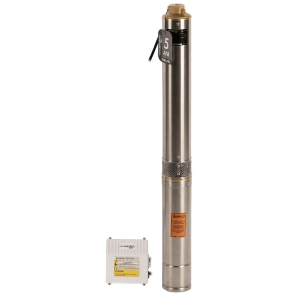 coltare la comanda Pompa Submersibila Inox 1100W Centrifugala 14 Turbine Panou de Comanda Rezistenta Sporita la Nisip Evosanitary Plus